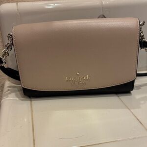Kate Spade Cream and Black Crossbody Bag